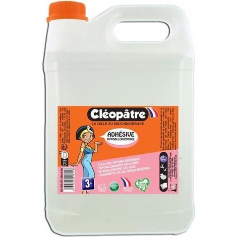 Colle - CLEOPATRE - Hypoallergénique - 2 kg - Transparent - Adhésive