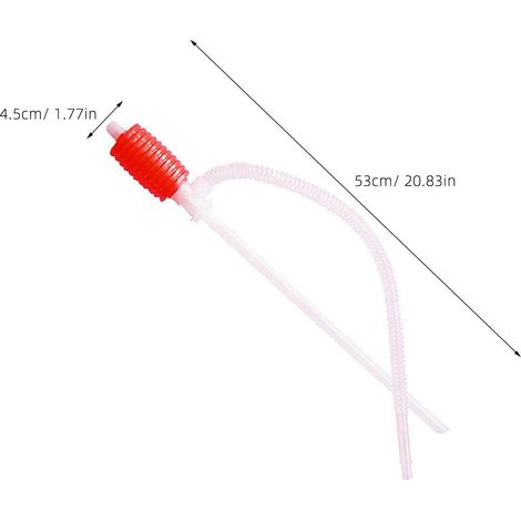 Pompe à vide manuelle 4pcs en PP rouge pour transfert liquide et (1/5)