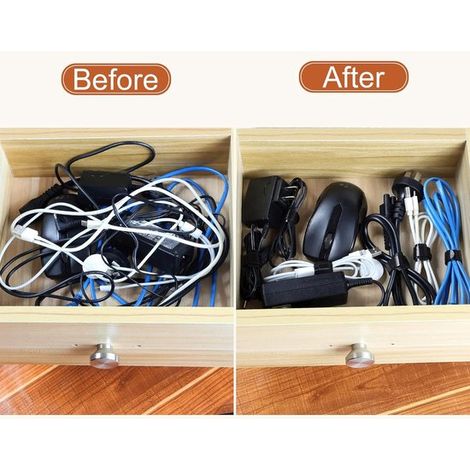 100 unidades，Bridas para cables，Organizador de cables，Organizador de cables，12150 mm，Bridas reutilizables，Correas para cables (1/4)
