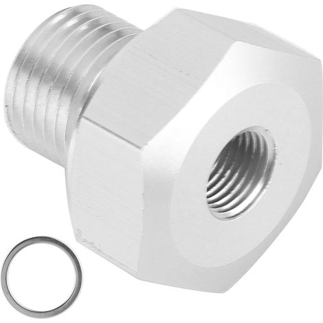 Capteur de pression d'huile adaptateur mâle M16x1.5 vers femelle 1/8 NPT en aluminium pour moteur LS (1/5)