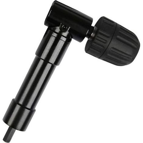 Lntyq Mandrin à angle droit auto-serrant à 90°, mandrin coudé à dégagement rapide, tournevis, mandrin à entraînement angulaire, adaptateur de perceuse, entraînement à angle droit pour perceuse (1/5)