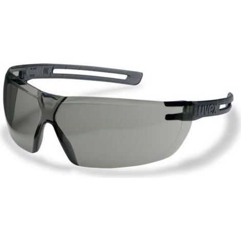 uvex x-fit 9199280 Schutzbrille inkl. UV-Schutz Grau, Transluzent