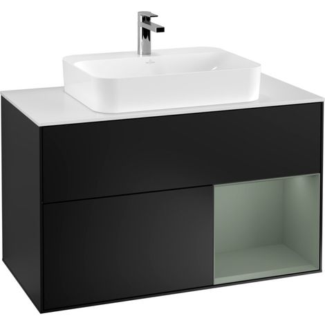 Villeroy & Boch F371GMPD Armoire sous lavabo Finion F37