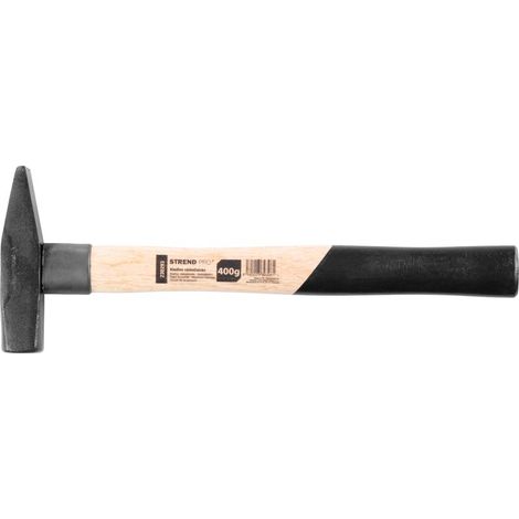 Hammer Strend Pro HM100 400 g, 300mm, Schlosserhammer, Holzgriff