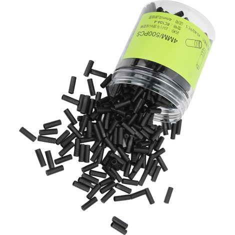 500 pièces Capuchons de Câble Vélo 4mm en Plastique Souple - Accessoires Réparation Freins (1/5)