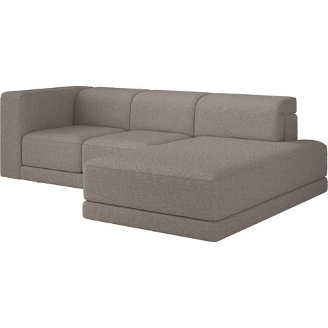 Selsey Novals - Ecksofa L-Form, 4-Sitzer, rechts, Bouclé Greige, 278 cm (1/5)