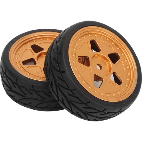 2 Pièces Pneus et Jantes pour Voiture RC ZD Racing 1/16 S16 EX16 - Pièces de Rechange et Amélioration (1/5)