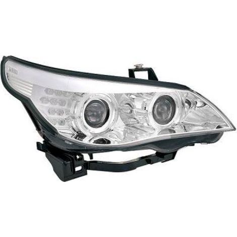 Paire de phares avant BMW Serie 5 E60 2008-2010 Xenon Chrome-38772433