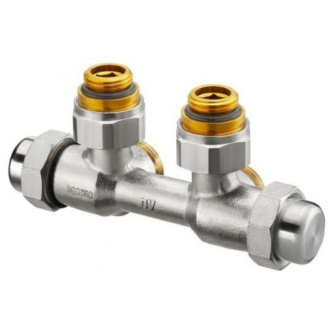Raccord OV Multiflex FQ 1/2Z AGx3/4Z AG en laiton nickelé