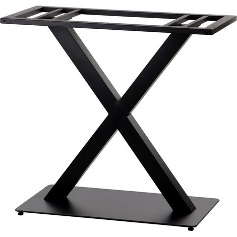 Base per tavolo in metallo SH-3007-2/B - 69,5x39,5 cm (1/5)