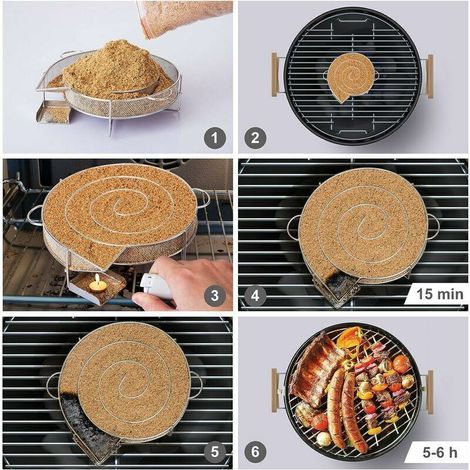Générateur de Fumée Froide pour Fumoir Fumage Viande Poisson Grille Barbecue,,de (1/3)