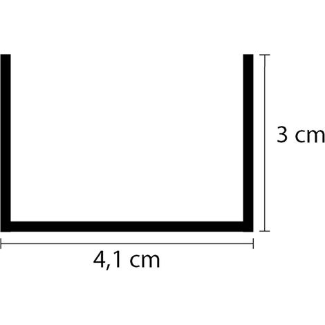 Guida per Profilo per Profilo Omega H. 3 10 Pezzi 40 mt