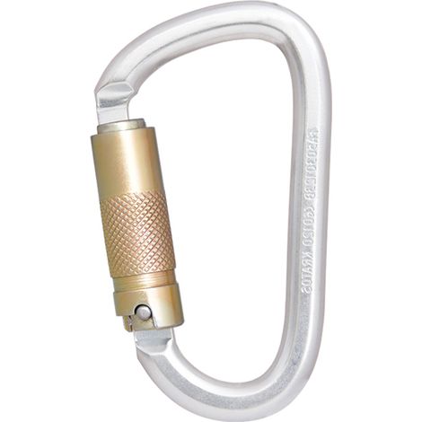 Moschettone con chiusura automatica a tripla azione - Keylock - Acciaio - 22 mm - FA5030123B