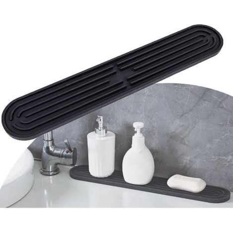 Tappetino in silicone per lavare i piatti, striscia scolapiatti per lavello, resistente al calore e antiscivolo (1/4)