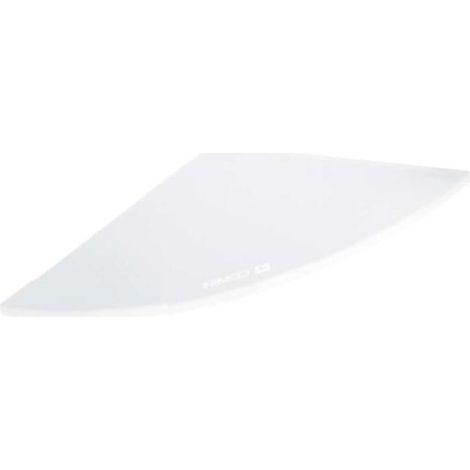 Tablette d'angle de remplacement, 243 mm, verre dépoli 1091RB