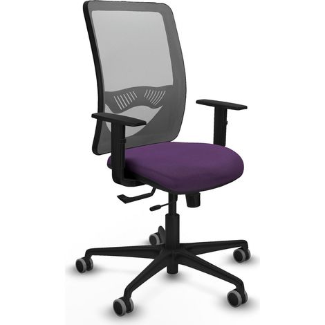 Stuhl piqueras y crespo ergonomisch grau violett Stoff (1/2)