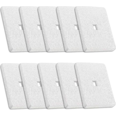 Lot de 10 filtres à air pour bassin compatibles avec les filtres Hiblow HP 60 et HP 80 (1/4)