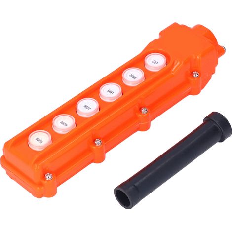 Boîtier de commande portatif étanche pour palan avec interrupteur à bouton-poussoir, 220 V/500 V (1/5)