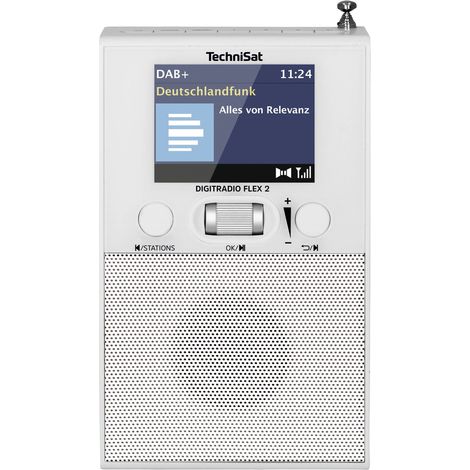 TechniSat DIGITRADIO FLEX 2 Steckdosenradio DAB+, UKW Bluetooth® Inkl. Lautsprecherbox, Weckfunktio (1/5)
