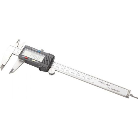 Pied à coulisse numérique 150x0,01 mm inox. ALYCO 197372 (1/5)