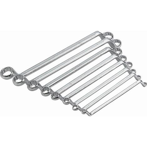 Doppel-Ringschlüssel-Set 8-teilig Chrom-Vanadium-Stahl