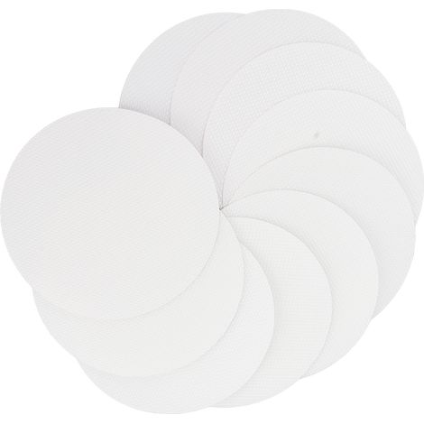 Lot de 10 tapis de marche transparents antidérapants, ronds et autocollants, pour escaliers et portes de salle de bain. (1/5)