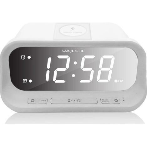 New Majestic SVE-236WI Reloj despertador digital Blanco