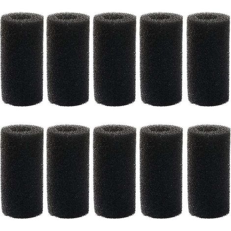 Aquarium d'entrée éponge 10Pcs Filtre en Mousse de Protection de Remplacement éponge Couverture Poisson réservoir d'entrée en Mousse Accessoire pour Aquarium (1/4)