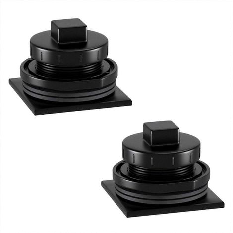 Set mit 2 Ablassstopfen für Vorratstanks mit einem Fassungsvermögen von 100 bis 150 Gallonen. (1/5)