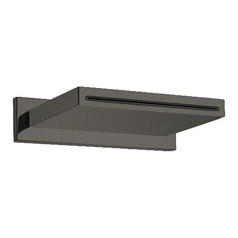 Bec Mural Cascade 20 Cm Saillie 14 Cm Chromé Noir Brossé - CRISTINA ONDYNA BD32175