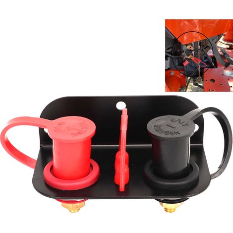 Bornes de batterie télécommandées pratiques, station de charge voiture cuivre, écrou laiton 32 mm, verrouillage sécurité 250 A M10x2