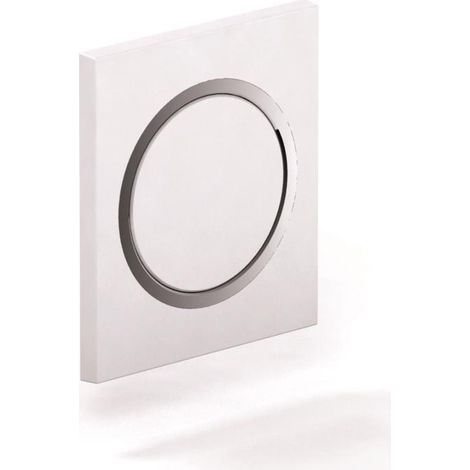 MEPAzero chasse d'urinal encastrée à poussoir partie 2, blanche (1/3)