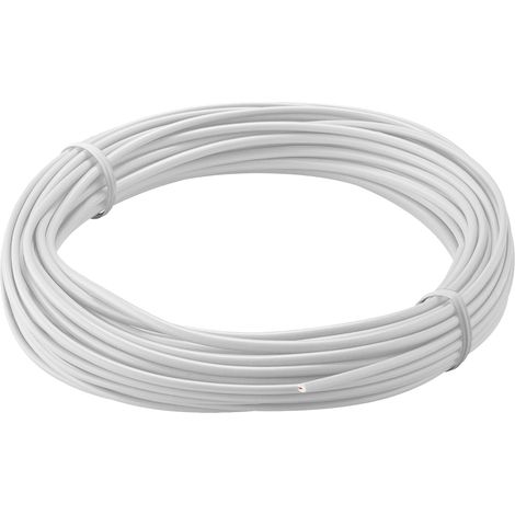 GOOBAY Fil de cuivre 55046, 1x 0,14 mm², isolé, 10 m, blanc (1/5)