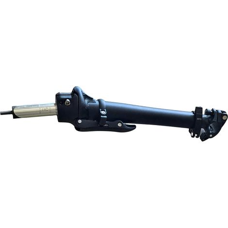 Potence de vélo extensible résistante aux chocs, collier de serrage réglable en hauteur pour vélos électriques, installation stable, tige de conduite réglable, accessoires de vélo pliants (1/4)