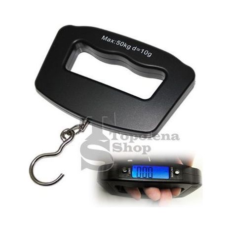 BILANCIA PORTATILE ELETTRONICA PENSILE PER PESCA CACCIA 50 KG PESA VALIGIE