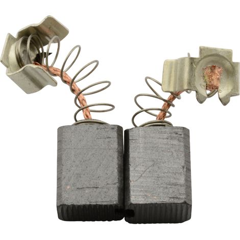 Black & Decker – Balais de charbon 6x9x11,3mm – Ensemble de 2 – Avec ressort et connecteur – Remplace les pièces d'origine 569441-00