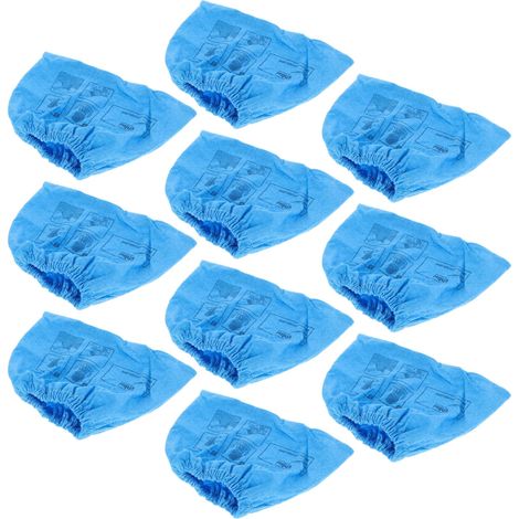 vhbw 10x filtro de tela compatible con Kärcher WD 3 aspiradora, aspirador húmedo/seco - Bolsa tejido, lavable azul