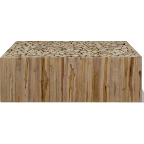 Maison Exclusive - Table basse Teck véritable 90x50x30 cm (1/5)