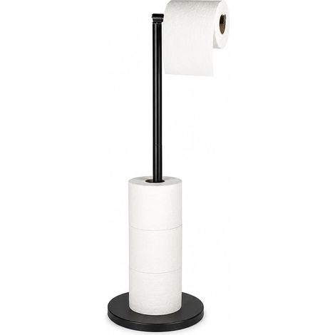 Porte-essuie-tout de salle bain, support à essuie-tout sur pied en (1/5)