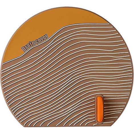 Tapis anti-odeurs pour siphon de sol, couvercle de siphon de sol en silicone flexible, récupérateur de cheveux multifonctionnel (1/5)