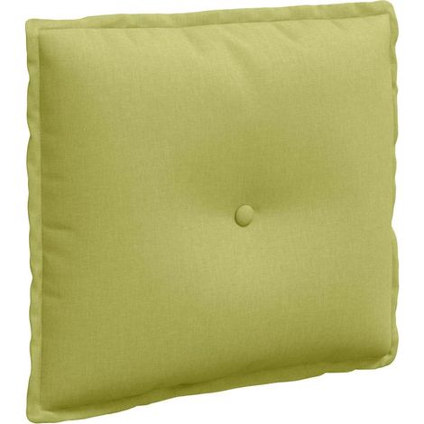 Back Pillow Light Green 50 x 19 x 45 cm Fabric vidaXL (1/5)