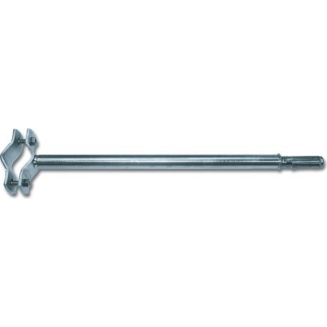 ZANCA PER PALI ANTENNE CON TASSELLO M10x55 lunghezza cm. 25