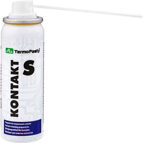 Kontakt S 60 ml, detergente per contatti, rimuove ossidi e solfuri, ripristina la bassa resistenza di contatto, protegge da umidità e corrosione, per componenti elettronici