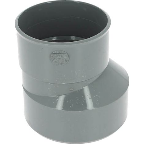 Nicoll – Réduction extérieure excentrée mâle Ø160 – Femelle Ø125 – PVC lisse pour évacuation – Emboîtement facile sans ovalisation