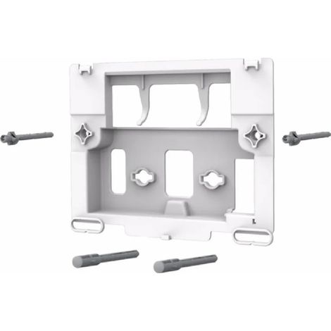 Siamp – Kit de fixation pour plaque de commande INGENIO – 4 vis et 2 écrous en acier inoxydable – Installation rapide pour WC suspendu