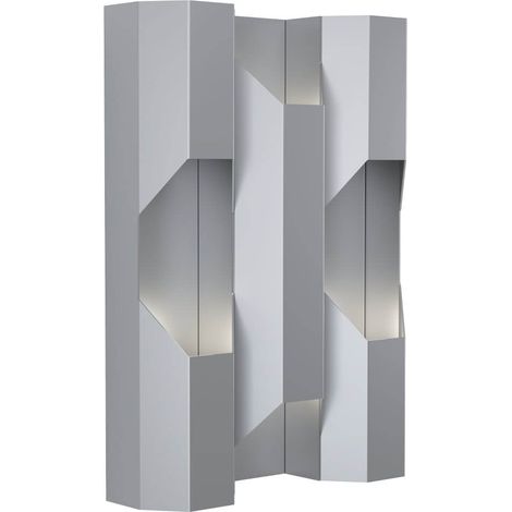 Lumière murale Zinacua Argent L: 22,58.5 H: 31cm Dimmable (1/3)