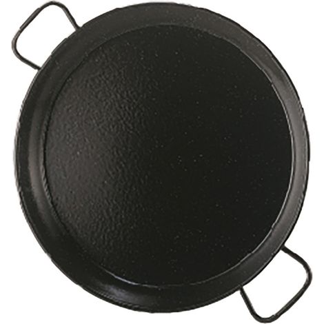 Padella per Paella Valenciana Smaltata ILSA - Ø 30/36/40/50/70 cm - Facile da Pulire - Diametro: cm 40