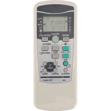 Control remoto para aire acondicionado compatible con los modelos RKX502A001, RKX502A001B, RKX502A001C, RKX502A001F, RKX502A001G y RKX502A017A (1/5)