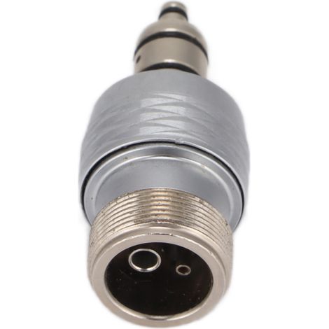 Adaptateur pour pièce à main dentaire haute vitesse à 2 trous, convertisseur en acier inoxydable (1/5)