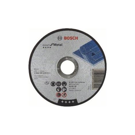 Disco Bosch MET.125mm x 1.0mm x 22mm estándar PARA metal